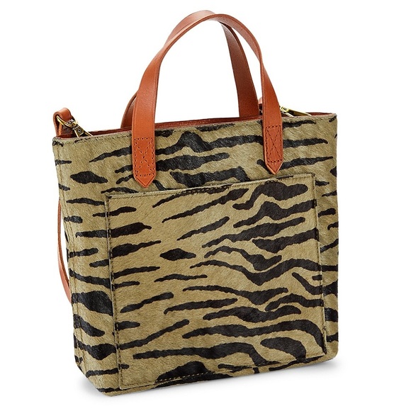 Madewell zebra calf hair small crossbody - Picture 6 of 16